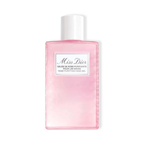 miss dior gelée de rose purifiante pour les mains